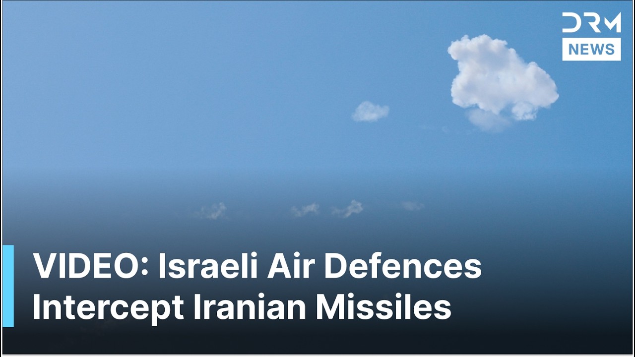 BREAKING NEWS: Israeli Air Defences Intercept Iranian Missiles Over Jerusalem | AH1G