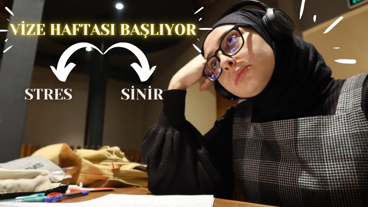 VLOG 39 | Ders Çalışma ve Balık Ekmek Meselesi / Vize Haftası Başlarkenn