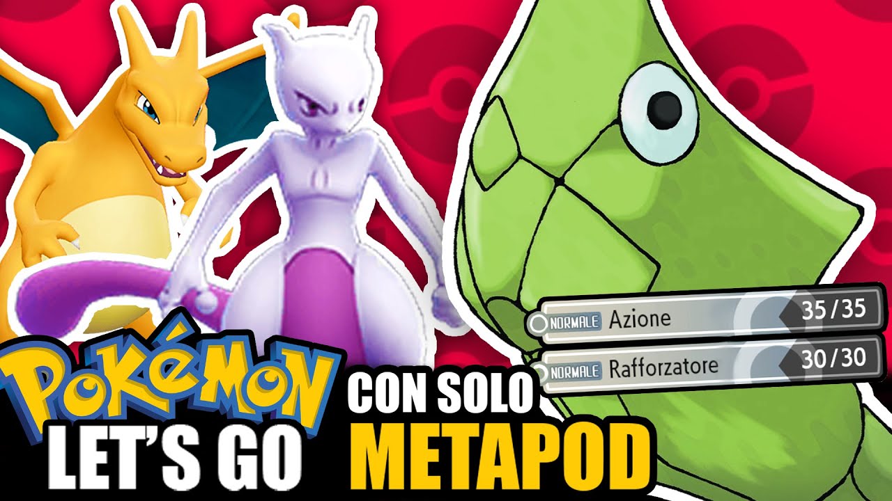 Puoi FINIRE POK&Eacute;MON let's GO con solo METAPOD e SENZA STRUMENTI? - Challenge Pok&eacute;mon