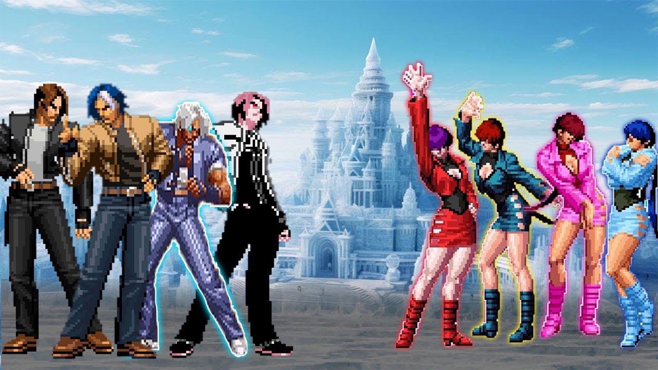 [Mugen KOF] Kyo Kusanagi Team Vs Shermie Ys Team