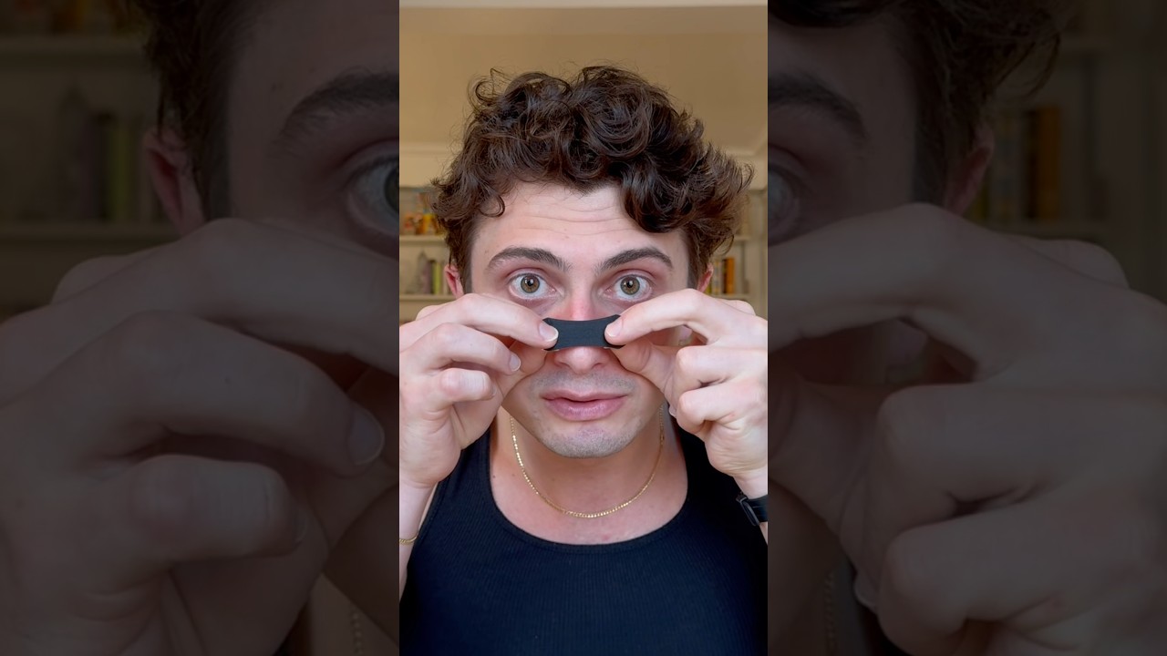 How To Put on a Nose Strip | Airflow Breathing Strips #breathwork #breathing #nasalbreathing #nose