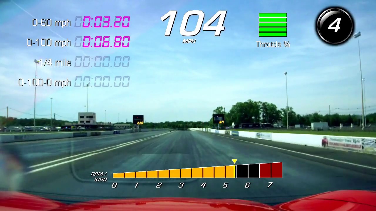 Corvette C7 Z06 A8 Stock - PDR 1/4 Mile Run 2