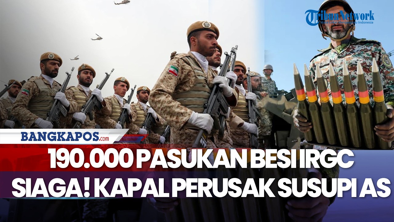 190.000 Pasukan Besi IRGC Siaga! Kapal Perusak Menyelinap Susupi AS