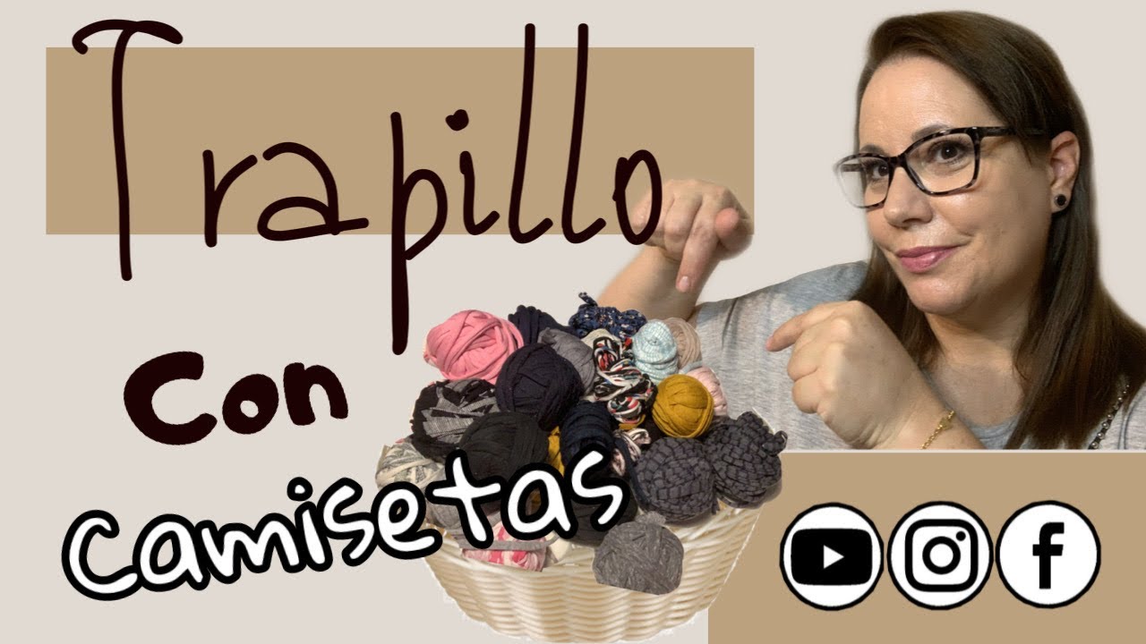 Como hacer TRAPILLO con CAMISETAS Viejas/ Reciclando Diy