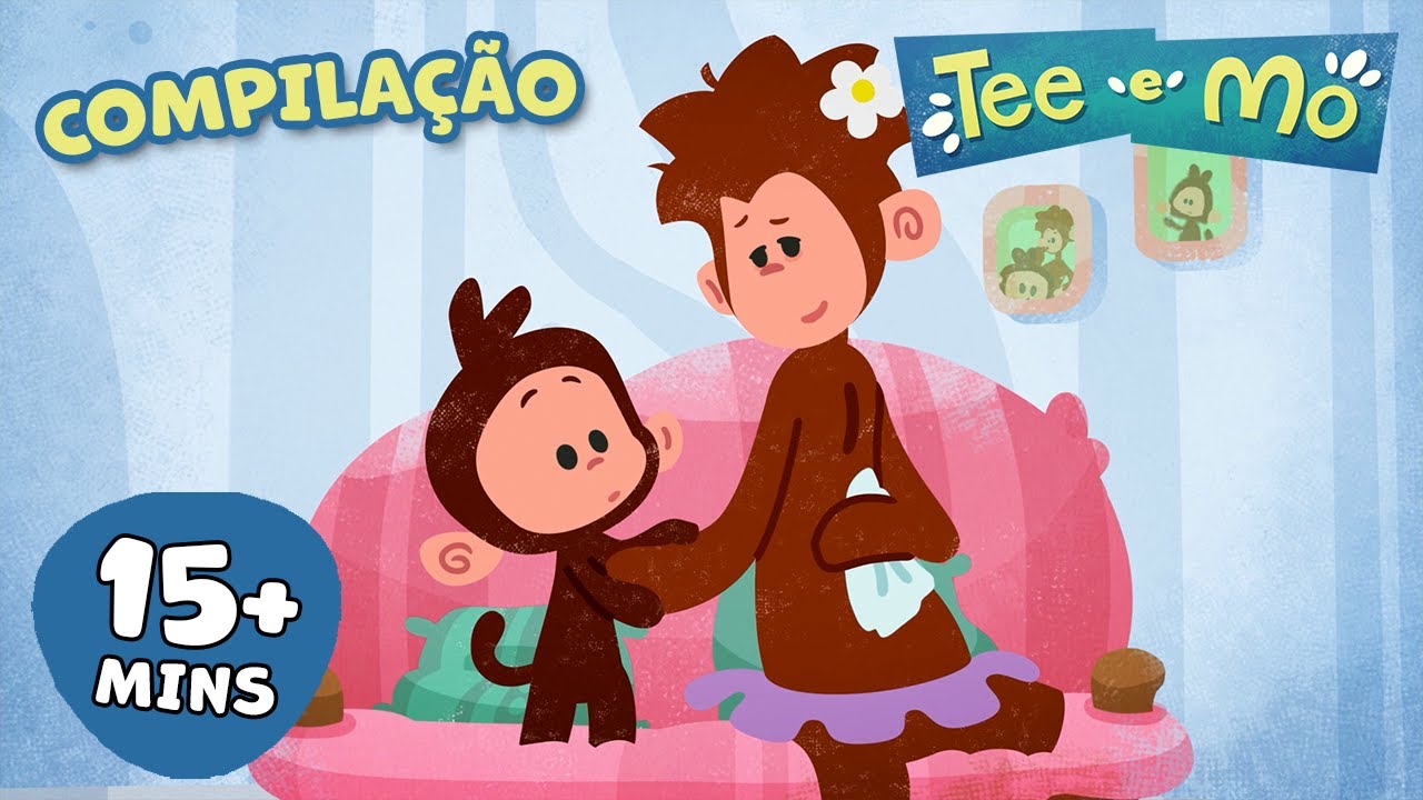 Tee cuida de Mo 🙈 Tee e Mo 🍌 Compilação de Clipes
