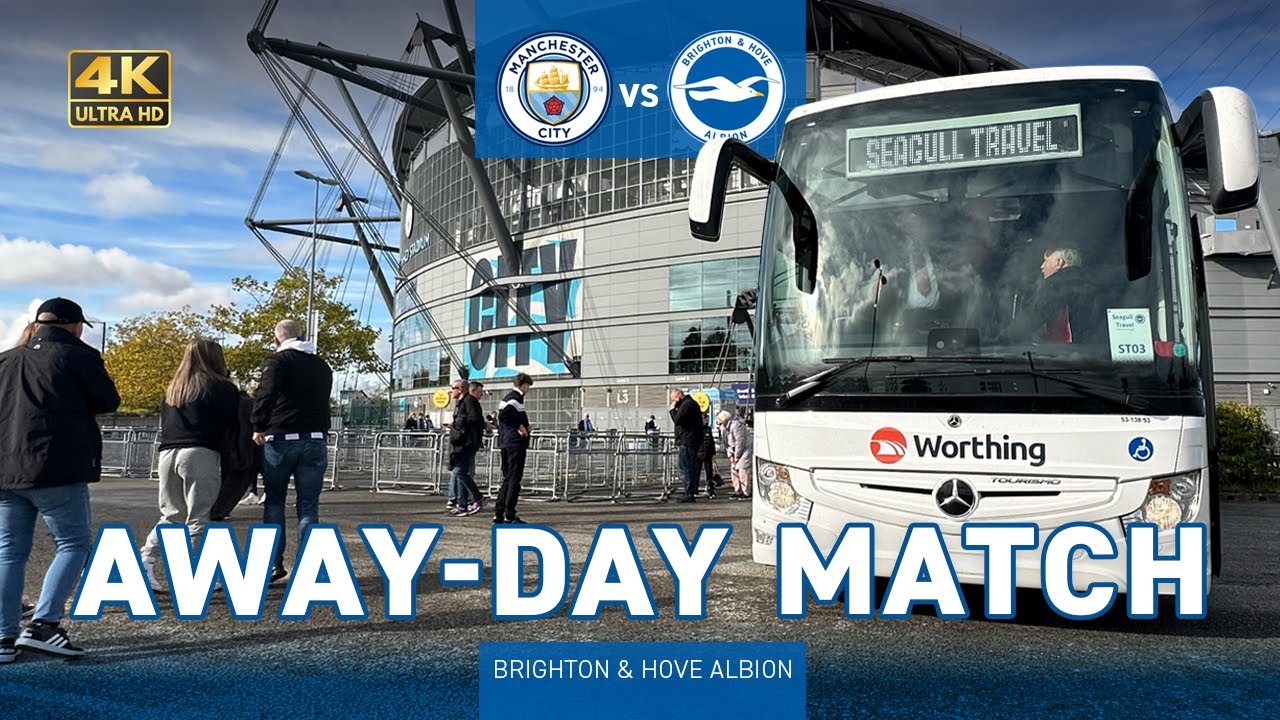 Seagull Travel: Away-day football match by coach – Man City vs Brighton & Hove Albion