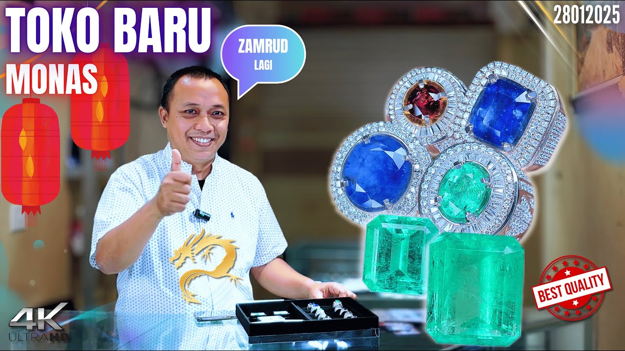 LOKASI BARU, TEMPAT BARU !! PROMO SPESIAL IMLEK ADA BANYAK PILIHAN PERMATA ZAMRUD, TOKO MONAS