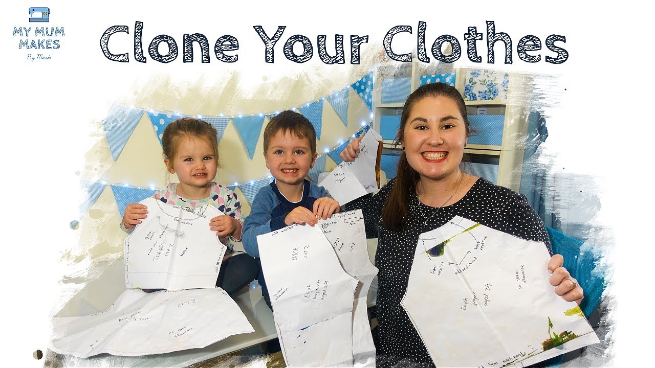CLONE YOUR CLOTHES | Making patterns from the clothes you already have in your wardrobe