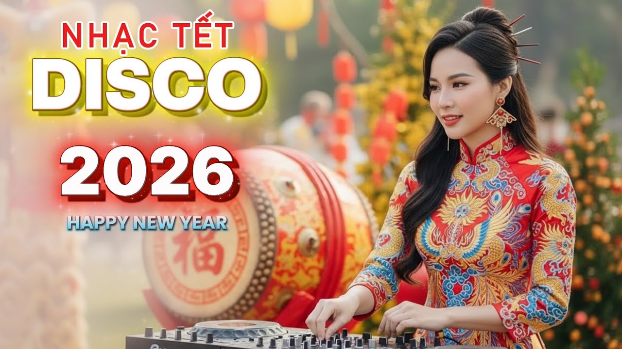 Nhạc Xuân Disco 2026 – Tết Cổ Truyền Việt Nam Sôi Động | DJ Tết Remix