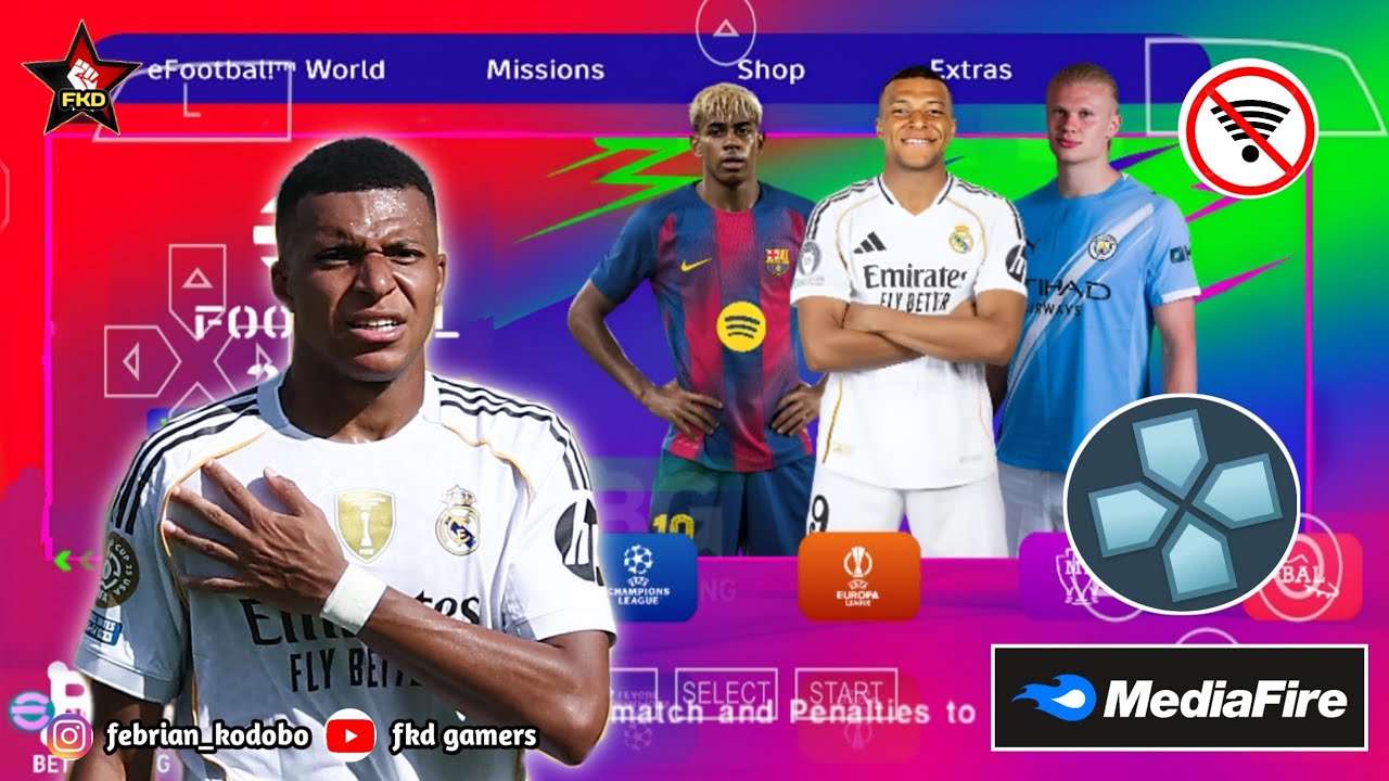 efootball PES 2026 PPSSPP Camera PS5 New Update Desember & Best Graphics For Gameplay!!