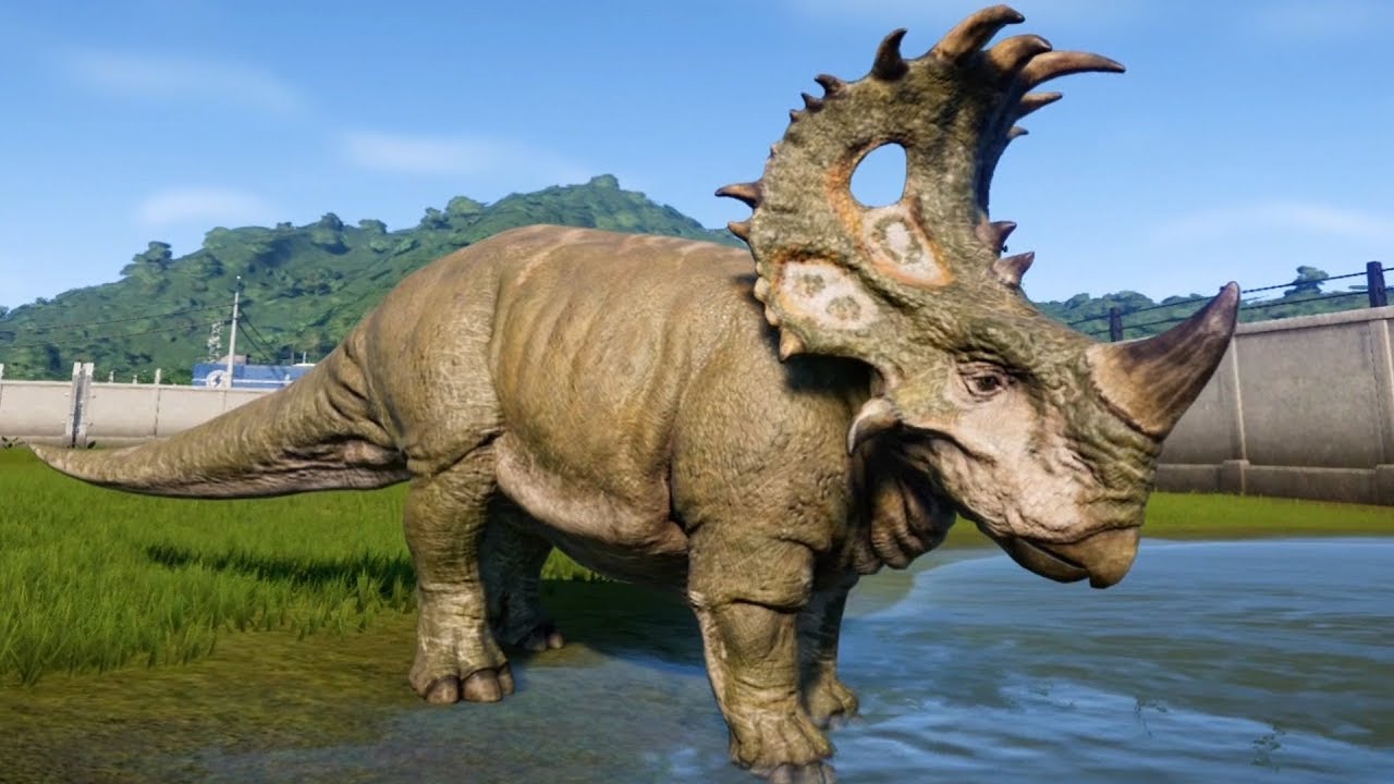 Jurassic World Evolution - Sinoceratops Gameplay (PS4 HD) [1080p60FPS]
