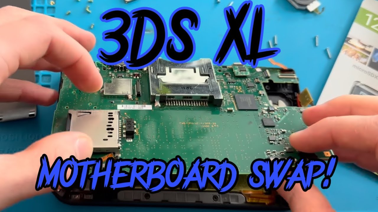3DS XL motherboard swap for a customer