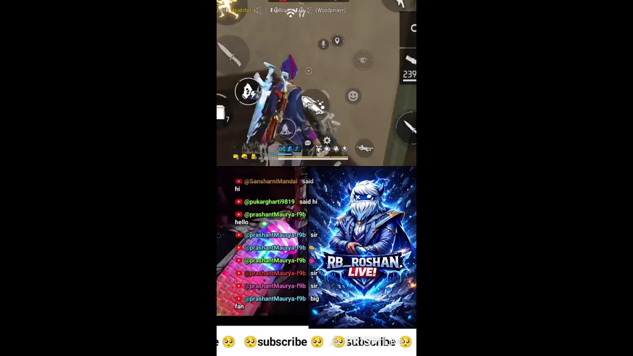 Live streaming of RB    ROSHAN.°