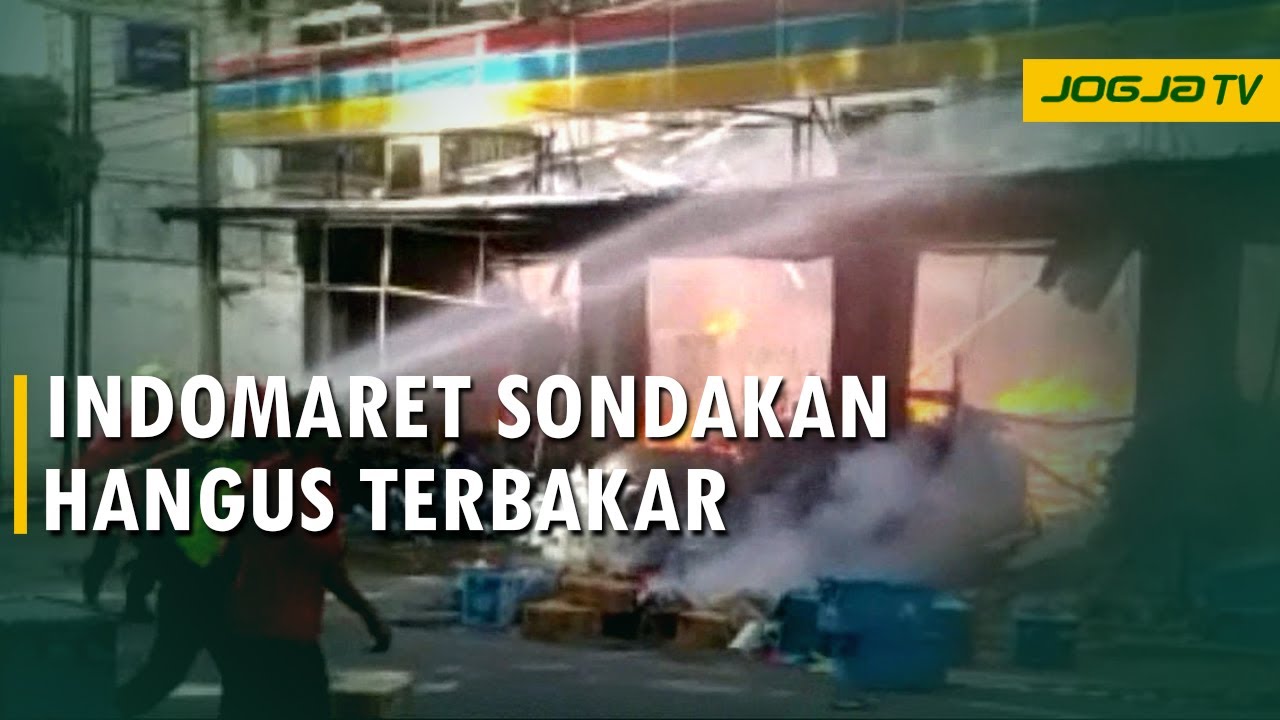 INDOMARET SONDAKAN HANGUS TERBAKAR