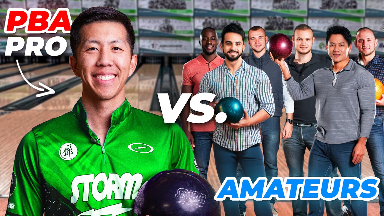 PBA Pro против 10 боулеров-любителей