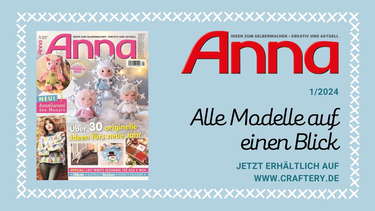 Zeitschrift Anna 01/24 - Alle Modelle auf einen Blick