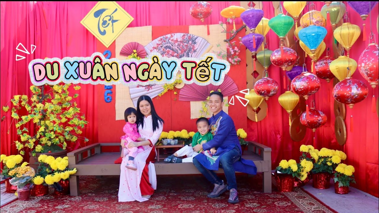 Du Xuân Ngày Tết Cùng Gia Đình Nhỏ🚘Tết Rộn Ràng Cùng 2 Bé Bảo Hân🤗Đón Giao Thừa Múa Lân , Đốt Pháo 🧨