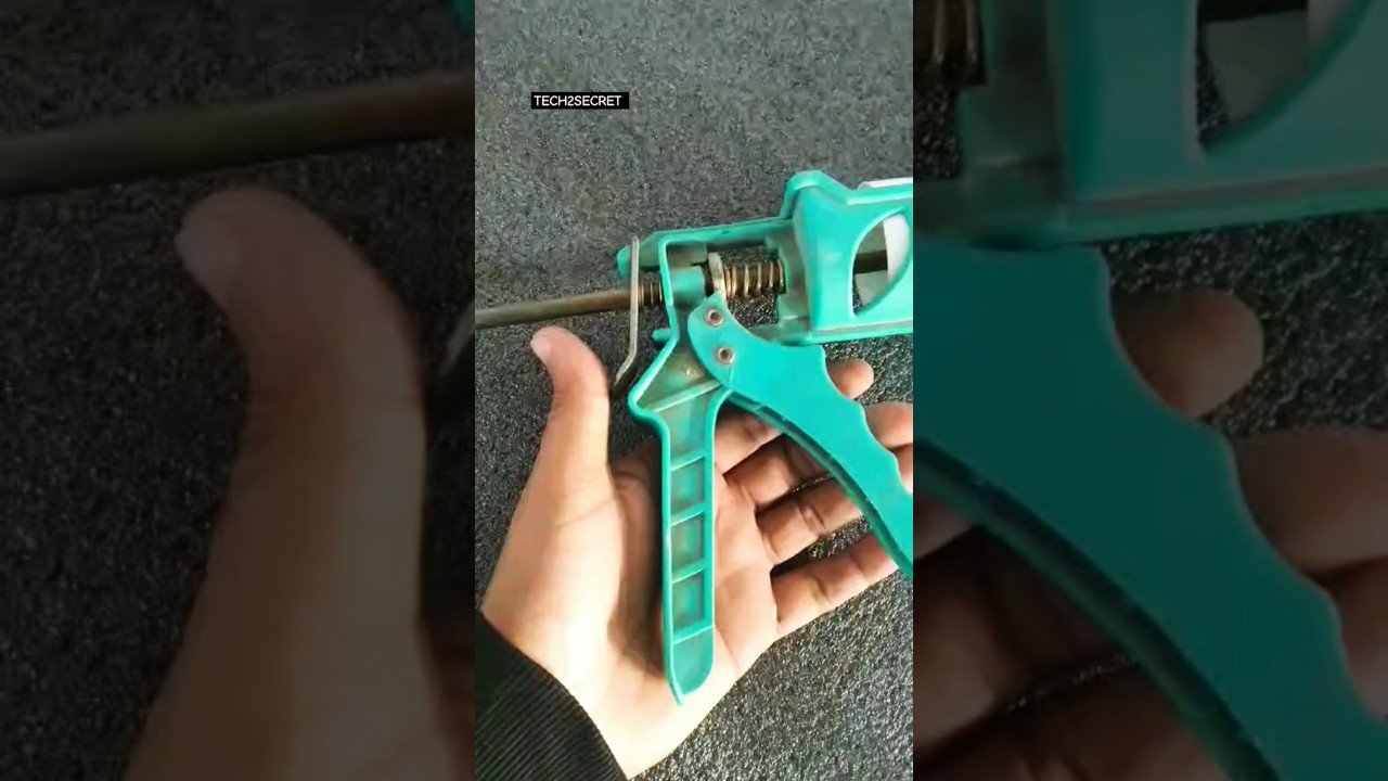 Amazing Engineering Technology Used in Silicon Dispenser Gun | Spring Action | #shorts #viralreels