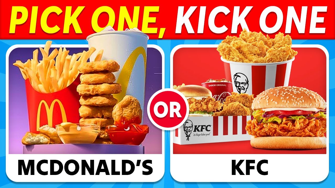 Выбери один, ударь одного — издание «Вредная еда» 🍔🍟🍧