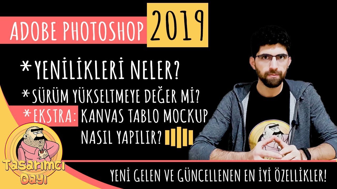 ADOBE PHOTOSHOP 2019 EN İYİ YENİLİKLERİ ! + KANVAS TABLO MOCKUP NASIL YAPILIR?