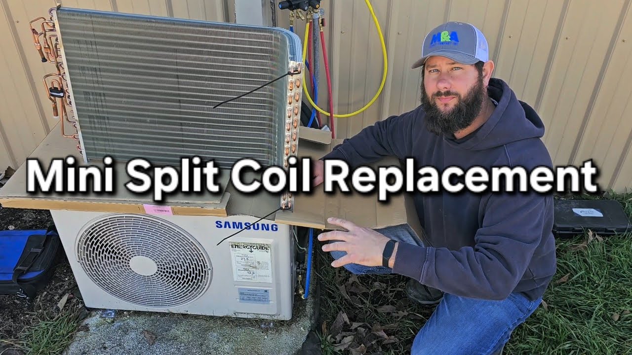 DIY Mini Split Coil Replacement - Step by Step Guide!