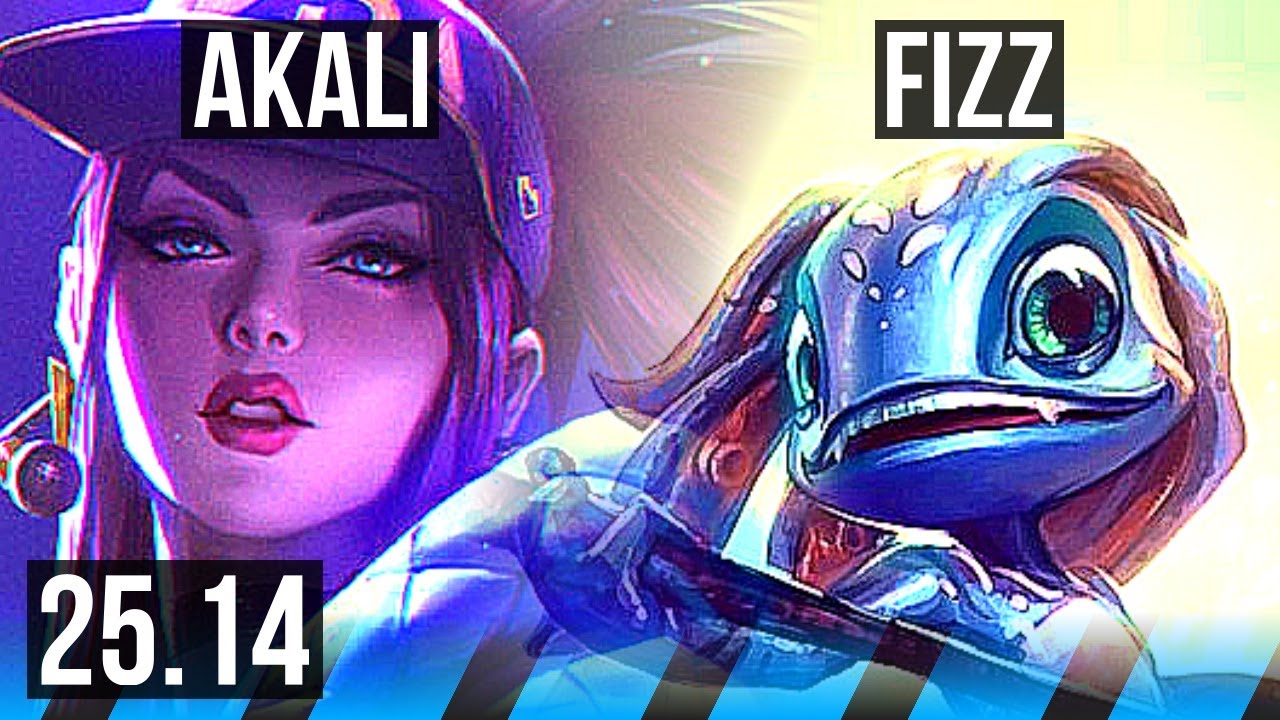 AKALI vs FIZZ (MID) | 10/4/10 | KR Grandmaster | 25.14