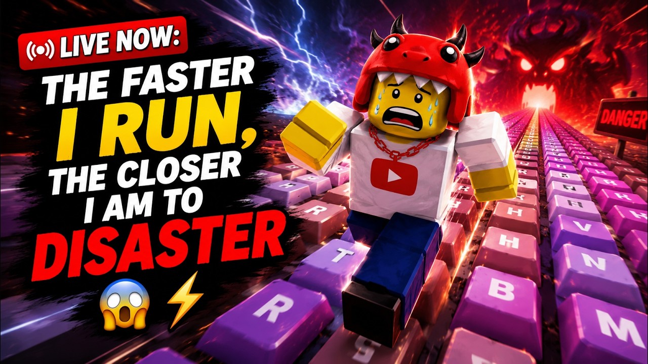 LIVE NOW: The Faster I Run, The Closer I Am To Disaster 😨⚡ #RobloxGaming  66