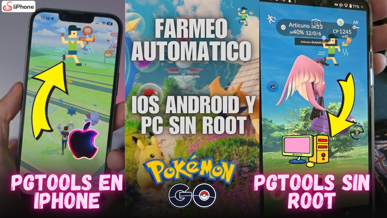 🚨EL MEJOR MOD FARMER🚨ANDROID IPHONE Y PC SIN ROOT POKÉMON GO