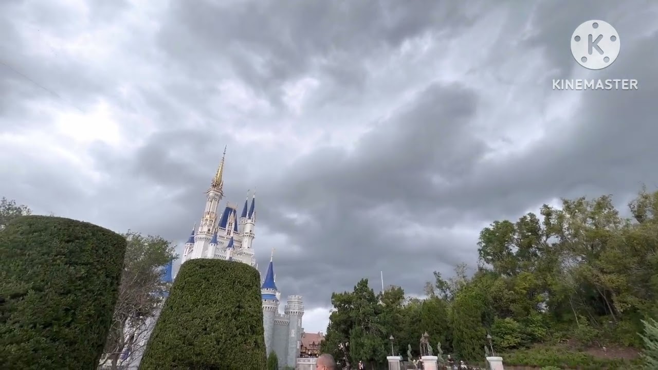 Cinderella Castle And Dark Clouds 2026