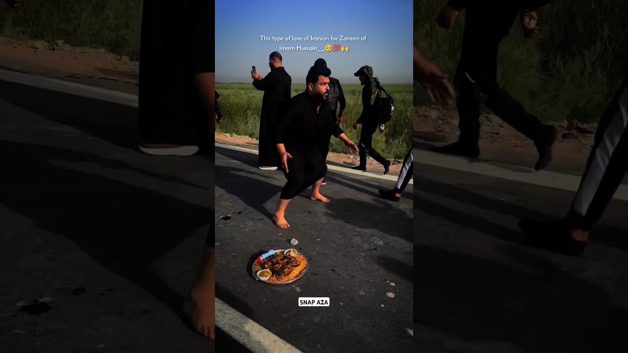 Love of Iranian for Zaireen Of Imam Hussain🥺 || #arbaeenwalk #arbaeen #arbaeenkarbala #viral #shorts