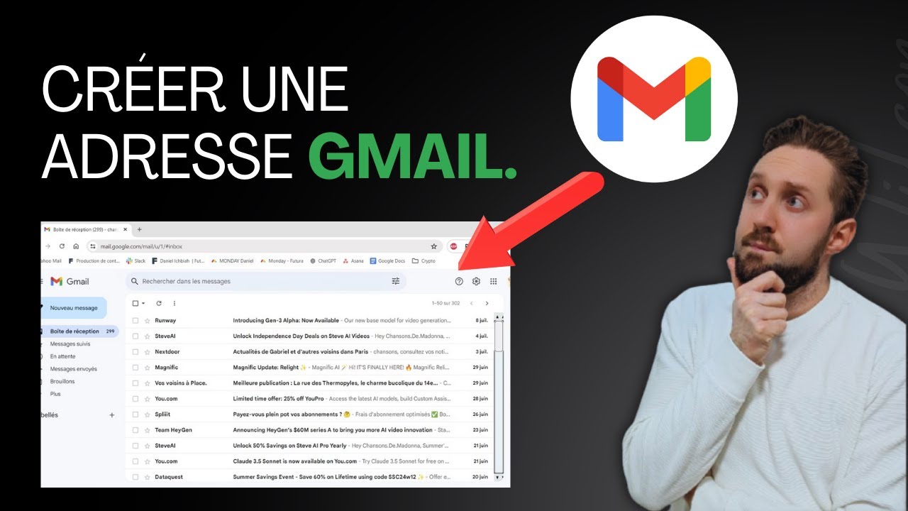 Comment créer une adresse MAIL sur GMAIL (Tuto Facile)