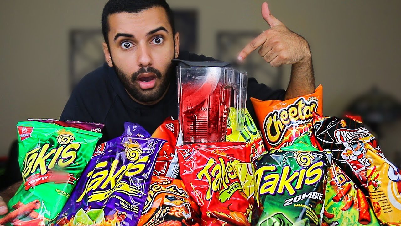 DRINKING THE HOTTEST DRINK ON EARTH!! HOT CHEETOS AND TAKIS CHALLENGE!!!