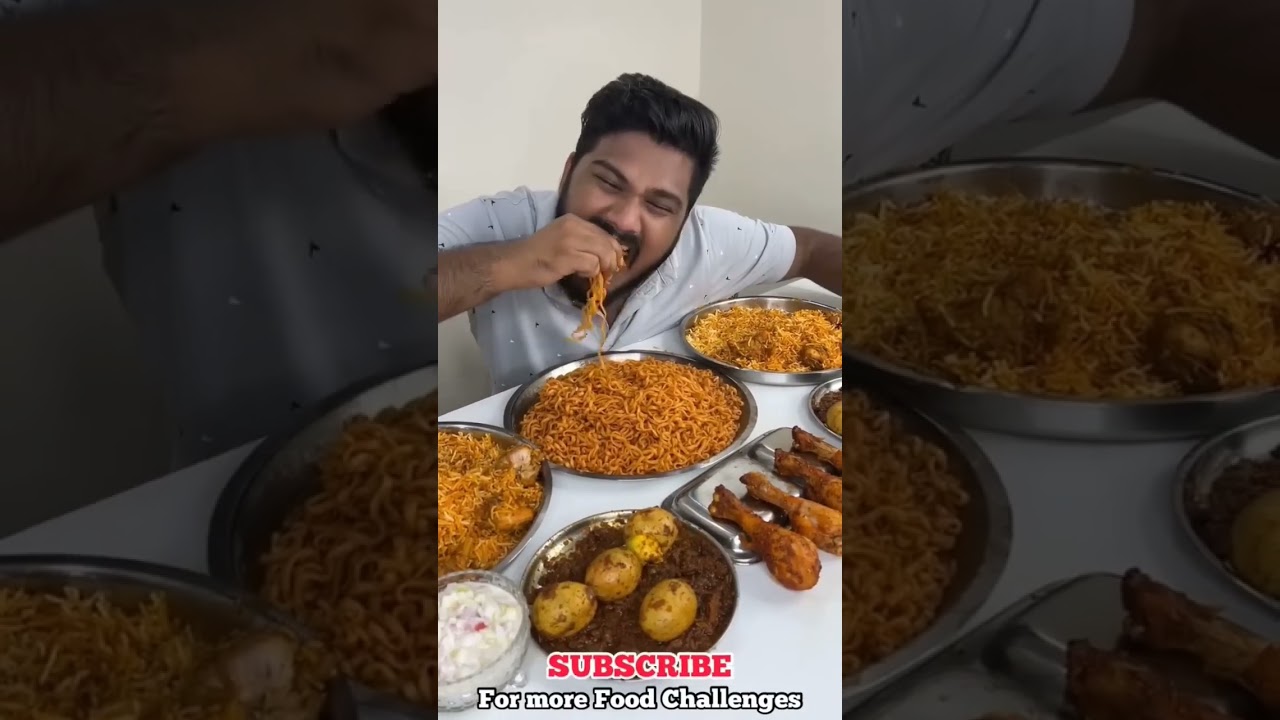 Reacting on Food Eating Challengers 🤣  and Food Vloggers😅 
