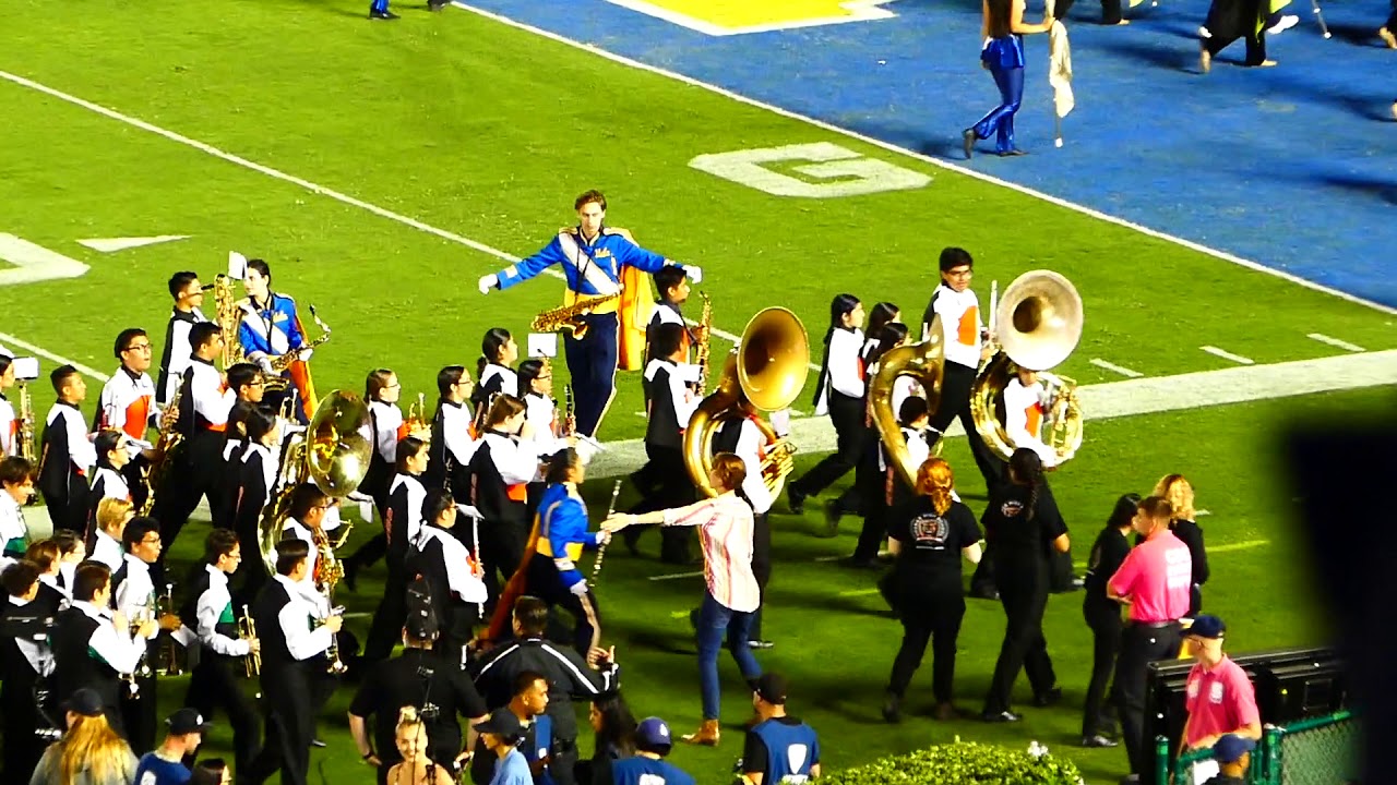 UCLA MARCHING BAND, 10-5-19, High School Band Day