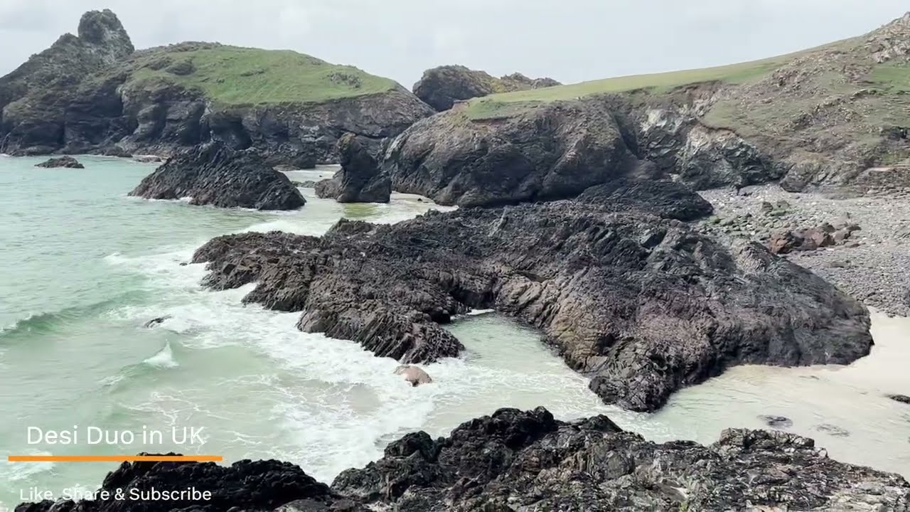Relaxing Cornwall Beaches  Natural Sounds & Scenic Coastline