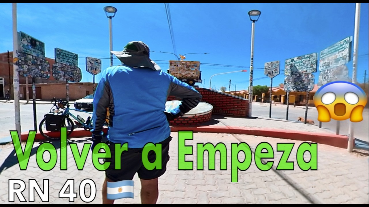 La Quiaca Jujuy Asi es Empezar a bajar la RN 40 por Puna Jujeña Cicloturismo