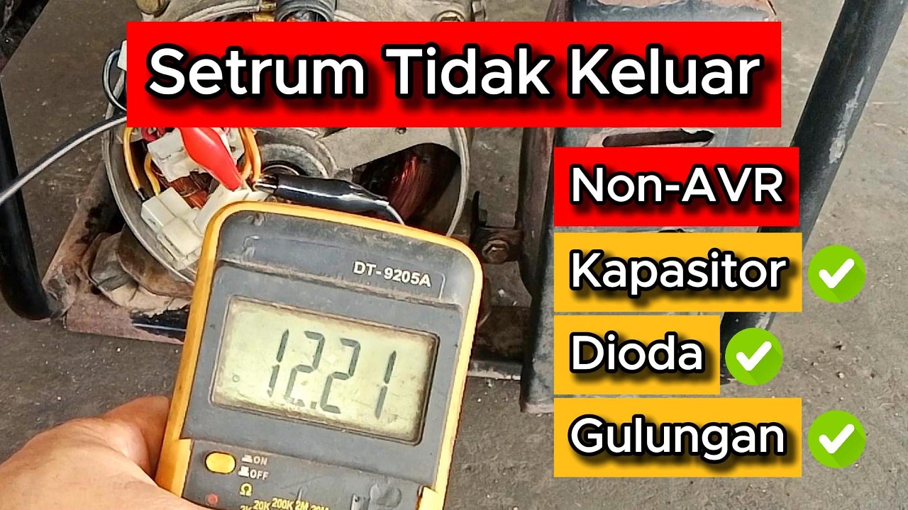 Kasus Langka - Genset Tidak Keluar Arus Listrik