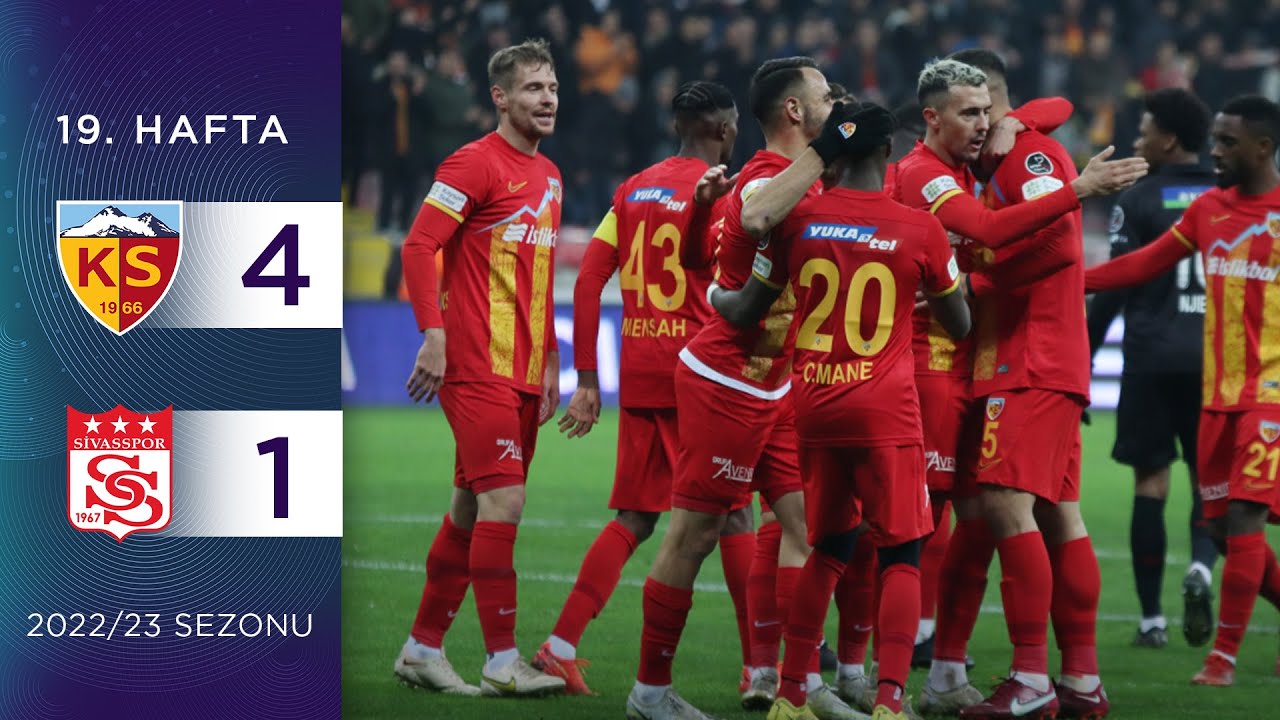 Yukatel Kayserispor (4-1) Demir Grup Sivasspor | 19. Hafta - 2022/23
