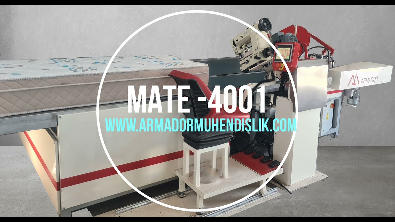 AUTOMATIC MATTRESS TAPE EDGE MACHINE