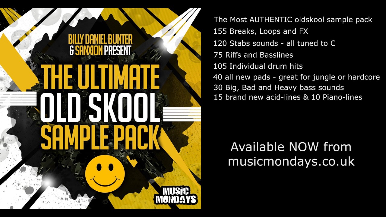 Billy Daniel Bunter & Sanxion Present : The Ultimate Old Skool Sample Pack