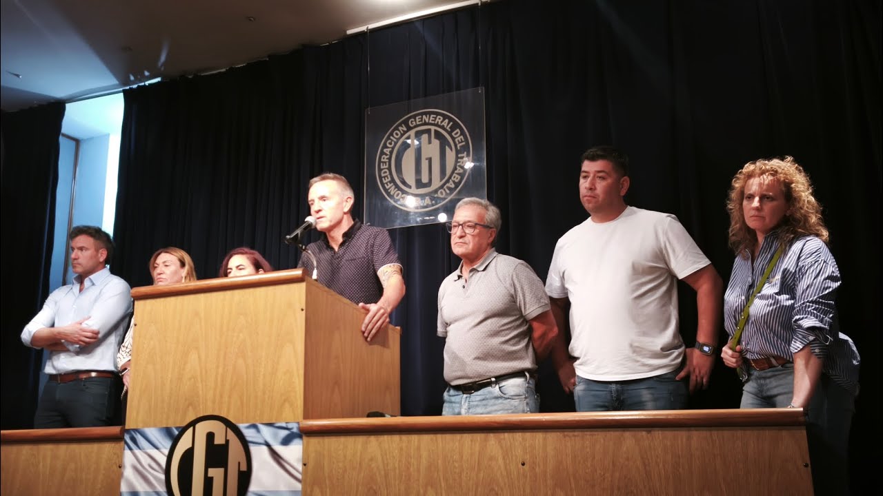 La CGT movilizará el día que se trate la Reforma Laboral. No habrá paro | Conferencia de prensa