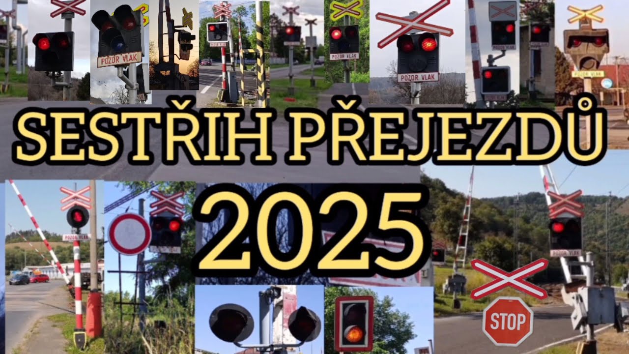 Sestřih železničních přejezdů 2025