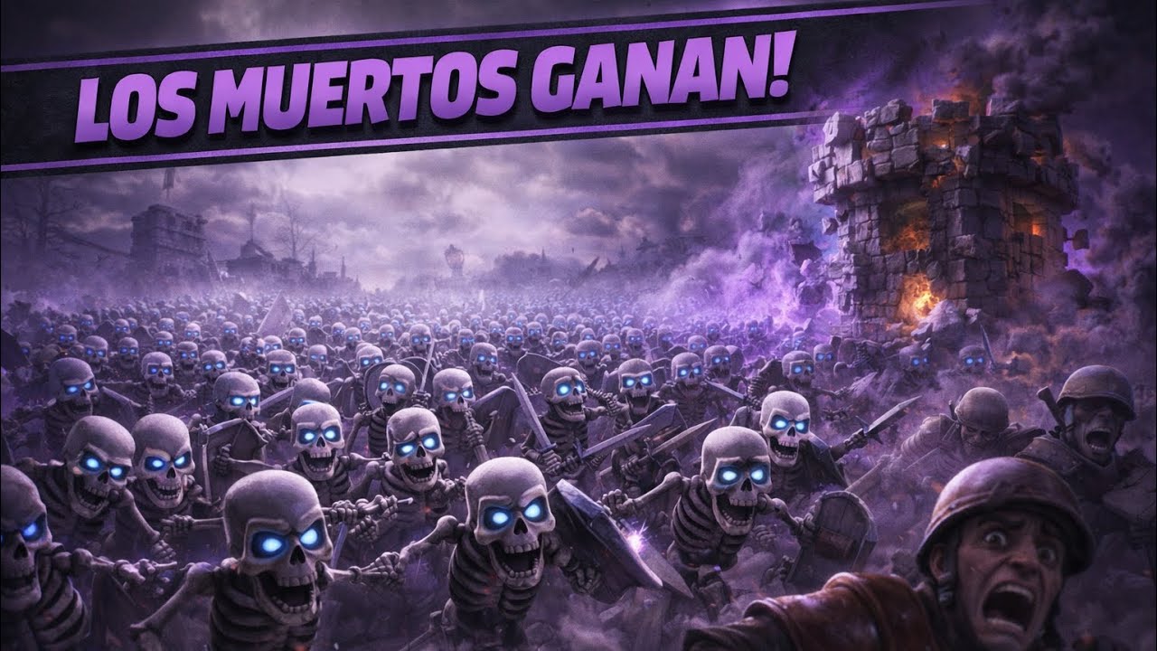 EJERCITO DE ESQUELETOS IMPARABLE - CLASH ROYALE - ARENA 16 - ARGENTINA