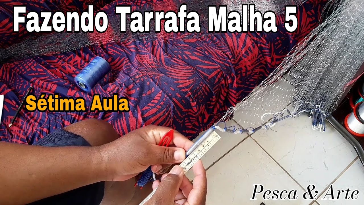 Fazendo Tarrafa Malha 5 Passo a passo 07
