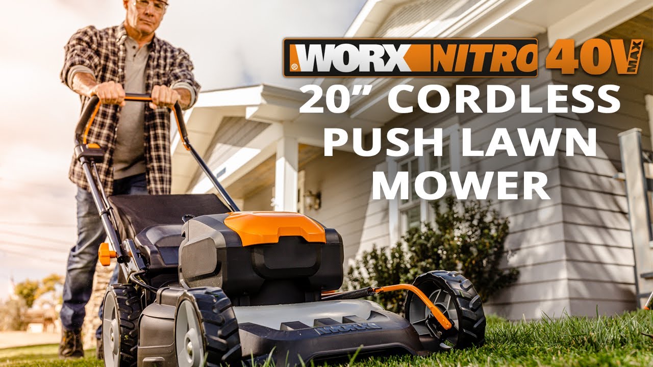 Worx&reg; Nitro&trade; 40V Cordless Push Lawn Mower