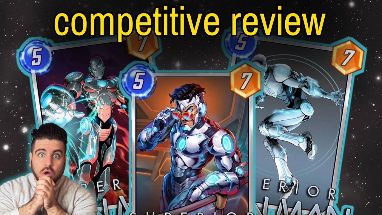 A Competitive Review Of Superior Iron Man In Marvel SNAP | Top Synergies, Decks, Potential