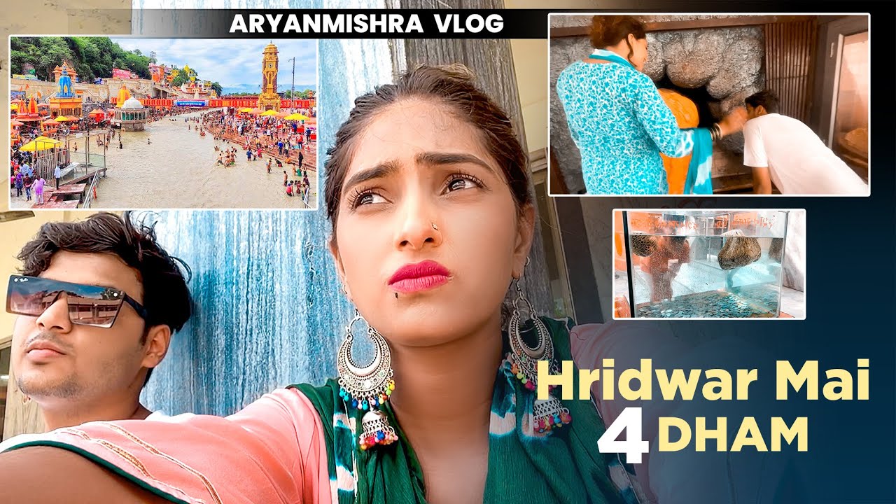 HARIDWAR  Me  4Dhaam🙏🏼🌏 l Ram Setu pathar l Aryan Mishra &@maahiqueen143mq #travelvlog #vlog