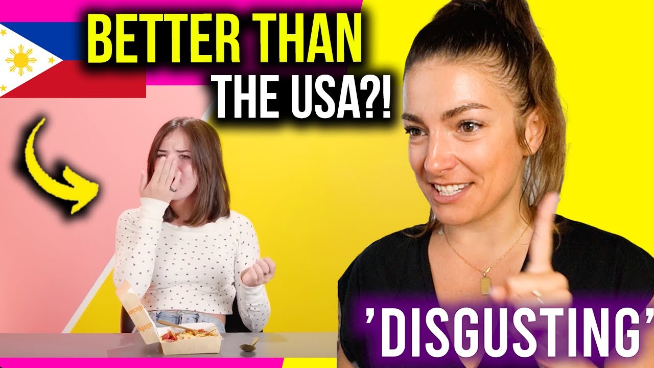 FOREIGNER reacts to AMERICANS Try JOLLIBEE For The FIRST TIME