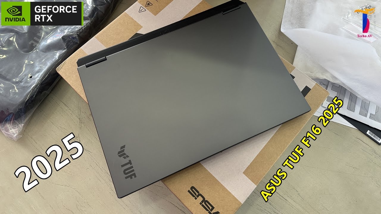Распаковка и обзор ASUS TUF Gaming F16 FX608 (2025) — лучший игровой ноутбук