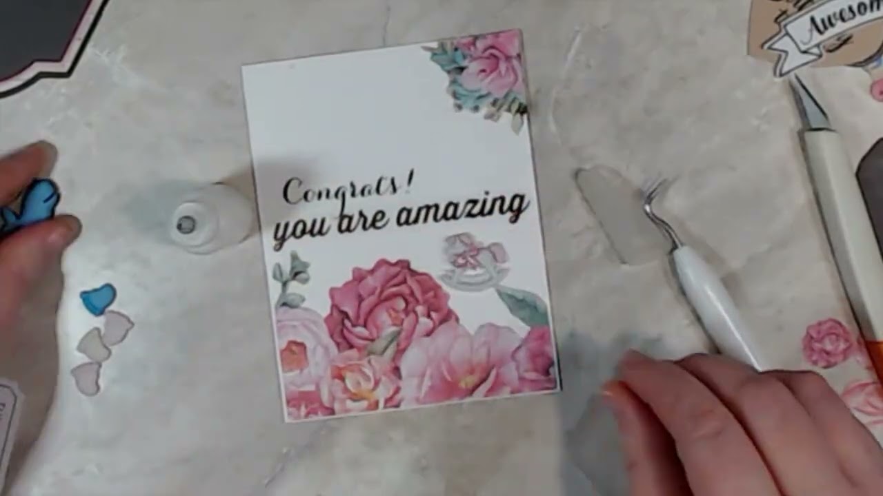 Cards // Iron Crafter Challenge: Acrylic + How to Kill a Kit with Style